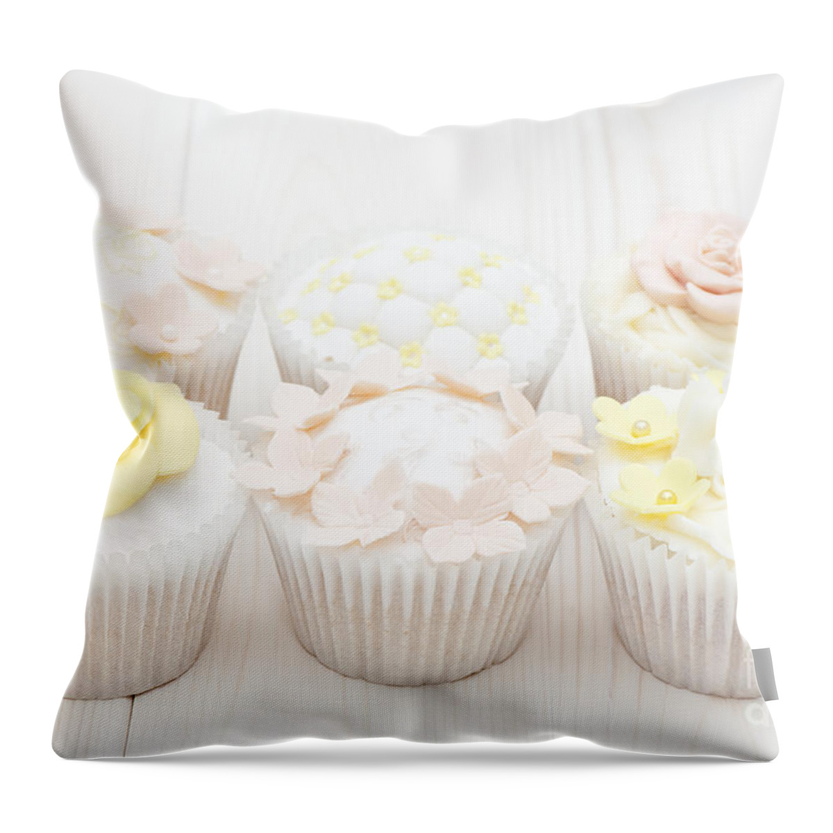 Baked Throw Pillow featuring the photograph Eat With Your Eyes by Anne Gilbert