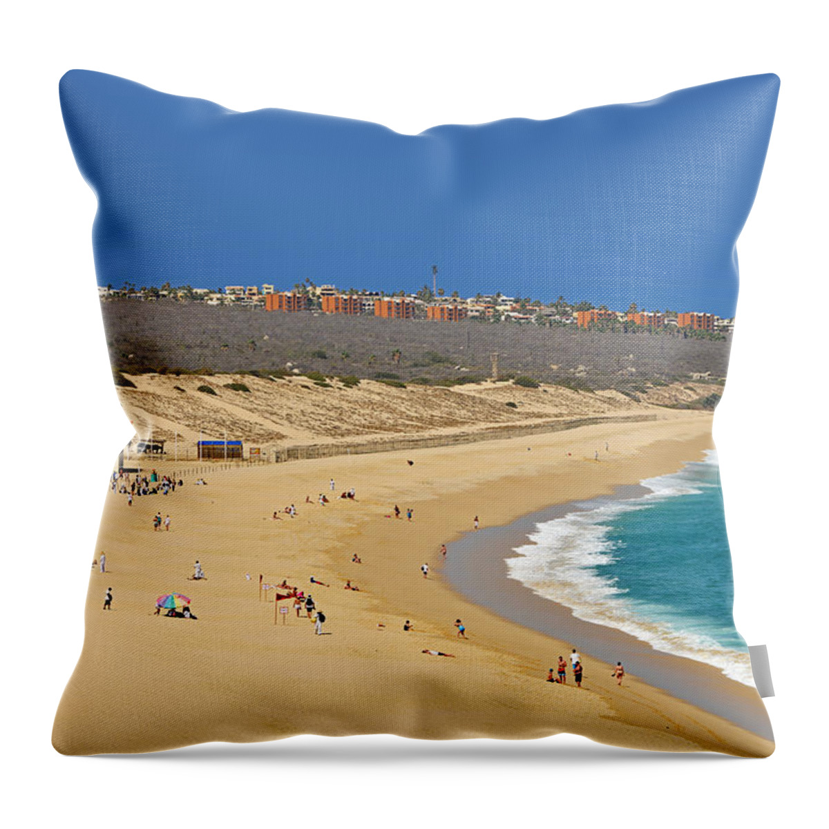 Baja California Throw Pillow featuring the photograph Beautiful Baja Beaches by Alexandra Till