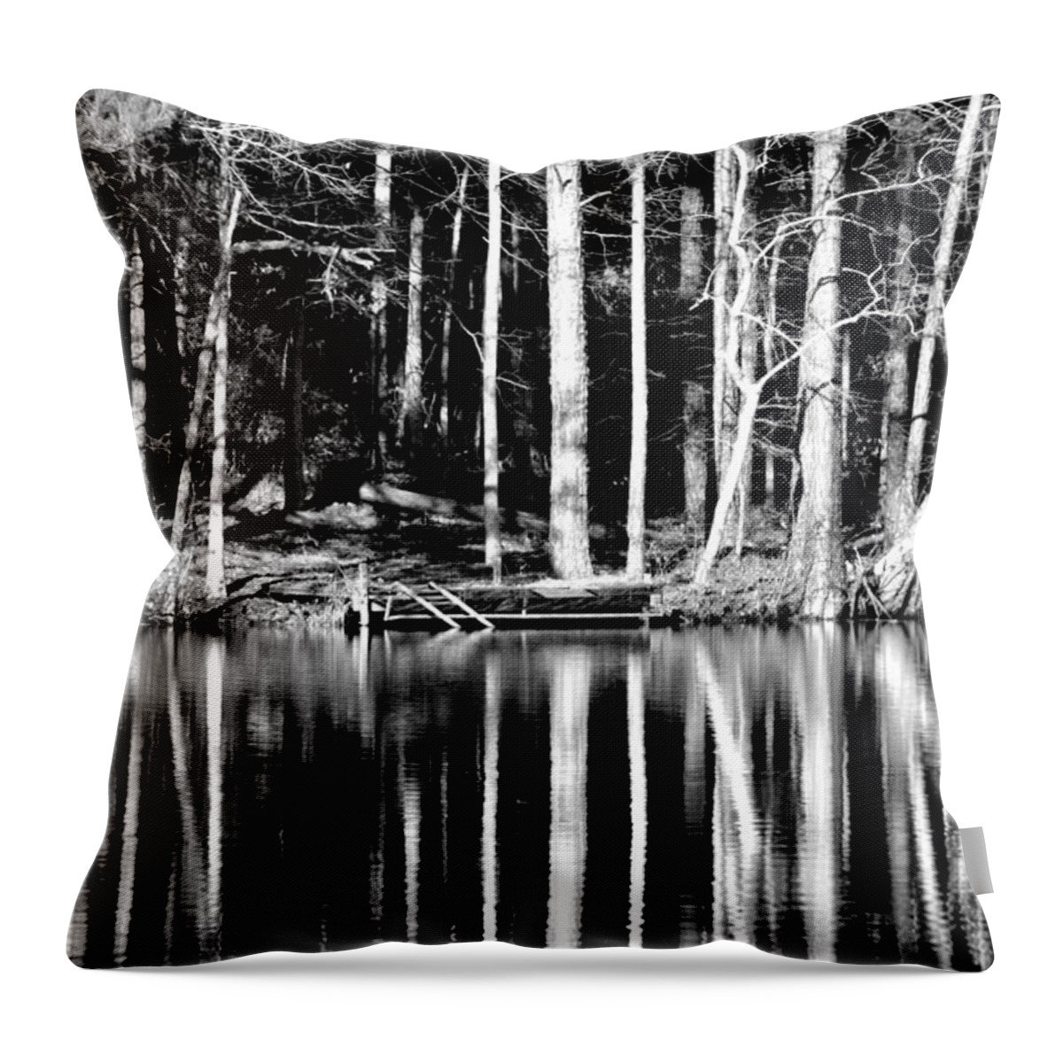 Trees Throw Pillow featuring the photograph Echoing Trees by Tara Potts