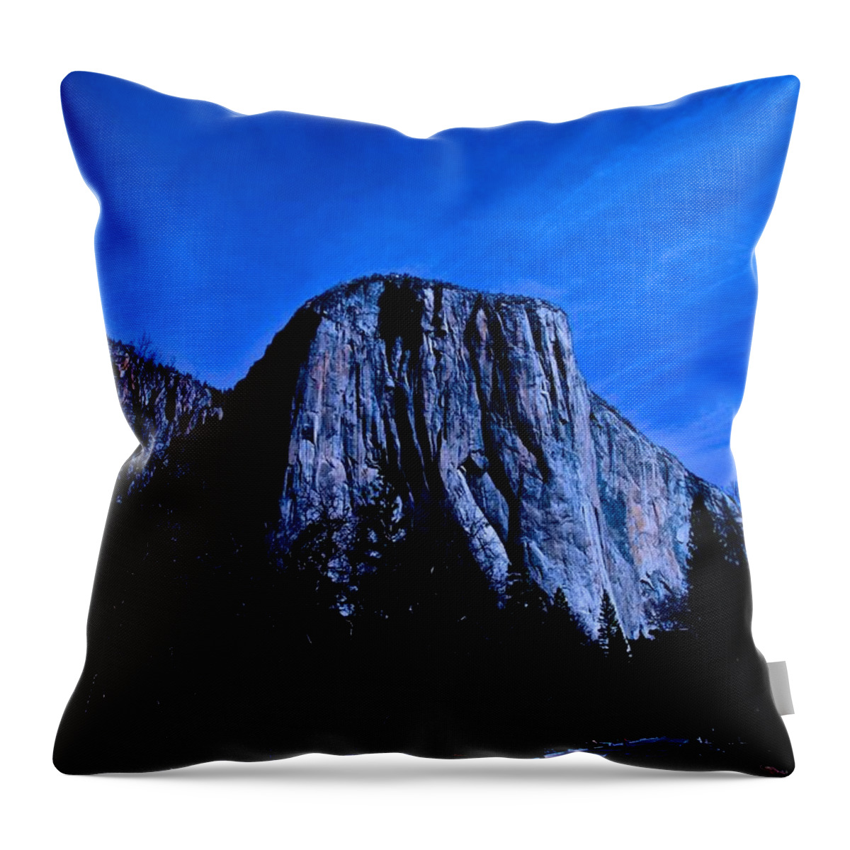 Yosemite Throw Pillow featuring the photograph El Capitan of Yosemite by Eric Tressler