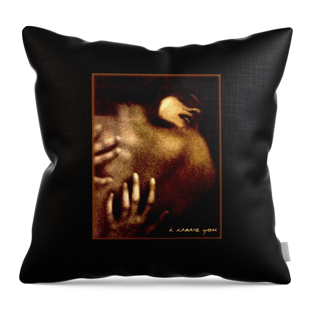 Embrace Throw Pillow featuring the photograph Embrace by Natasha Marco