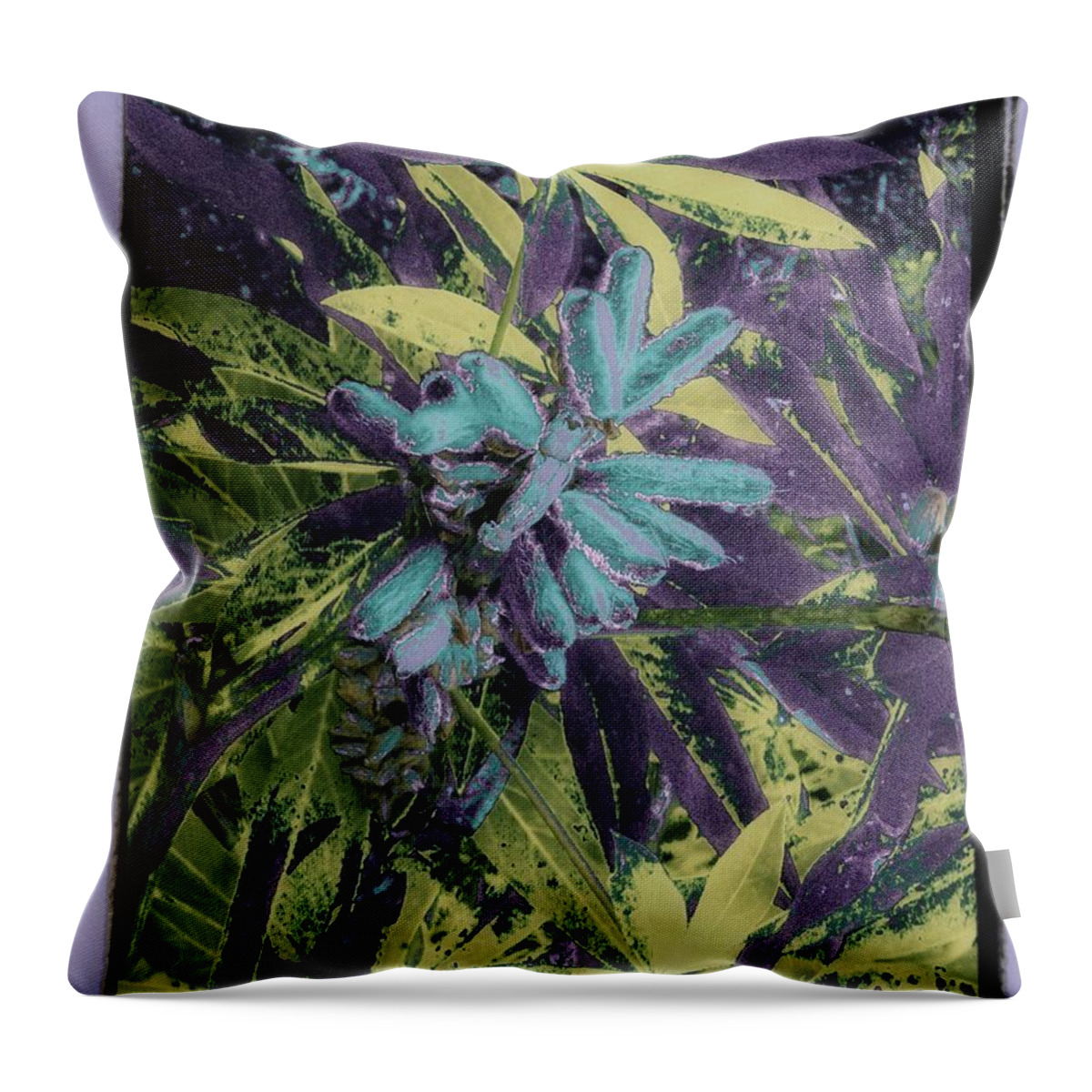 Surreal Throw Pillow featuring the photograph Enchanted Bipeds by Laureen Murtha Menzl