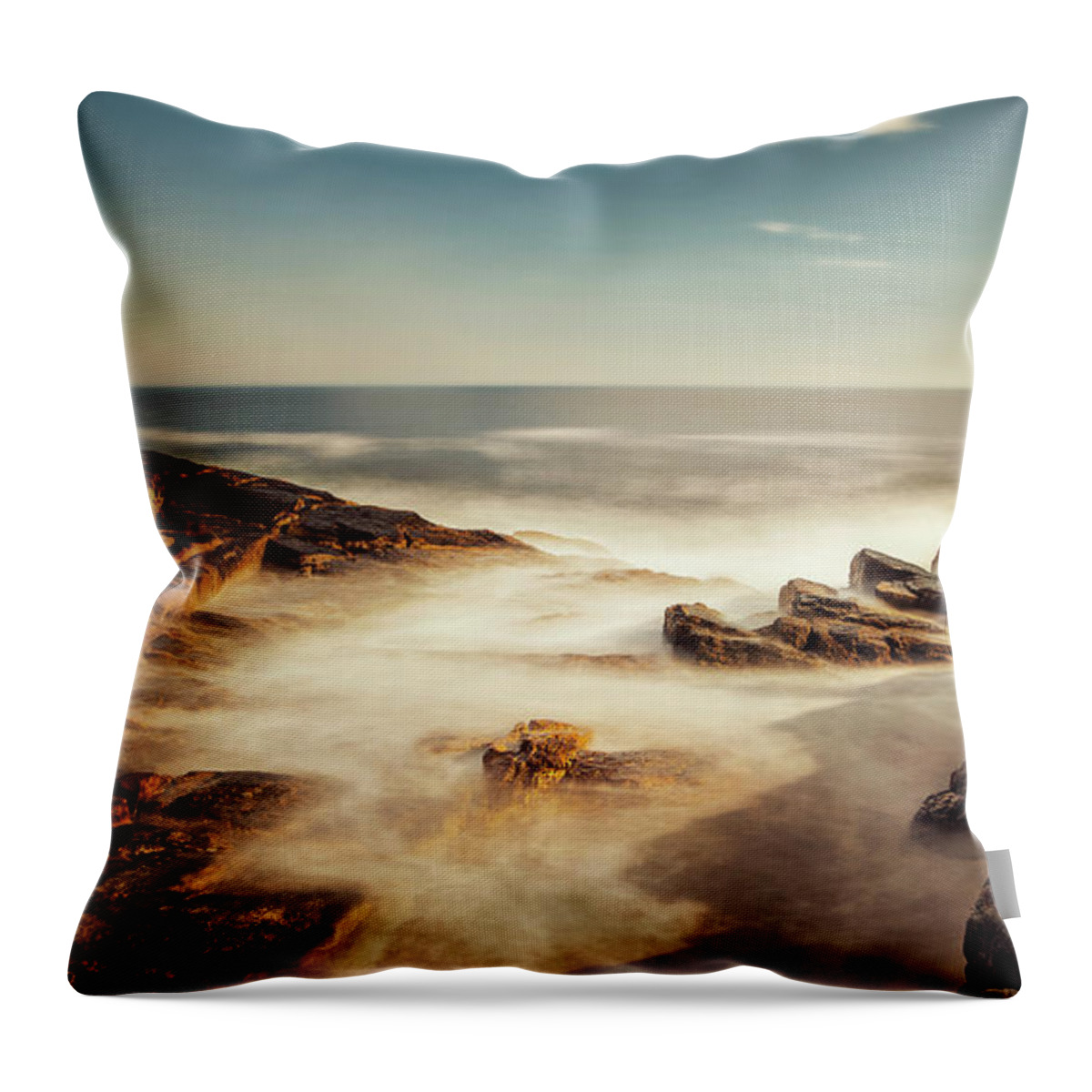 Scenics Throw Pillow featuring the photograph Enclosed by Yugus