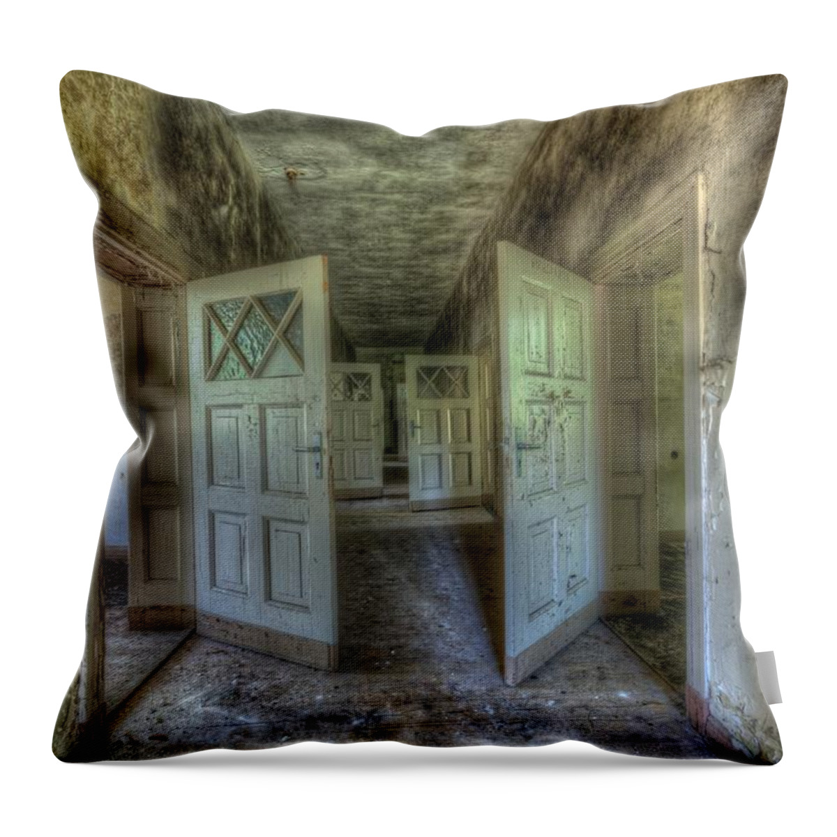 Forgotten Throw Pillow featuring the digital art End of lessons by Nathan Wright