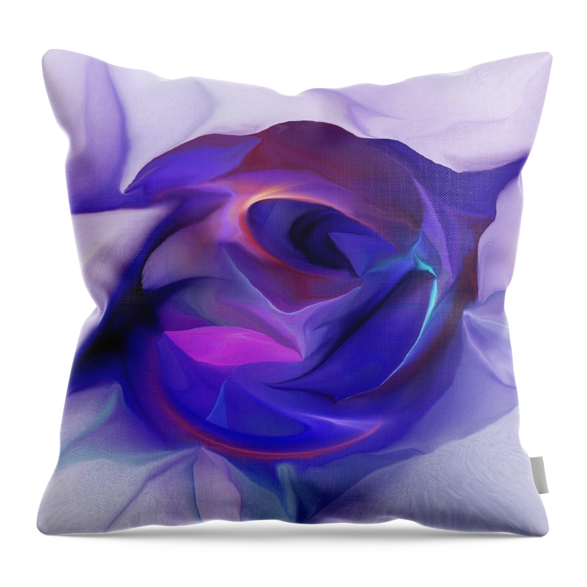 Fine Art Throw Pillow featuring the digital art Energing Artist by David Lane