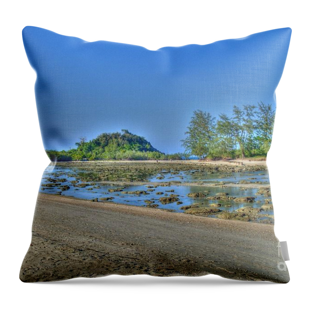 Nature Throw Pillow featuring the photograph Evening by Michelle Meenawong