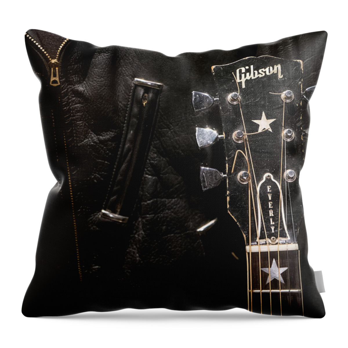 Nashville Throw Pillow featuring the photograph Everly Brothers by Glenn DiPaola