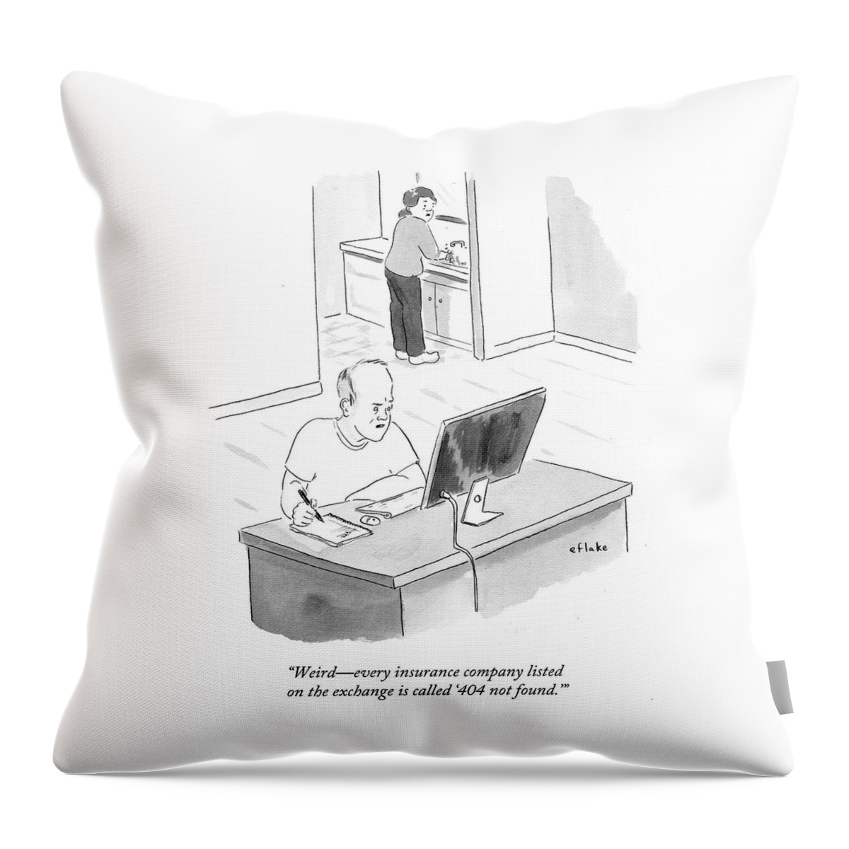 Every Insurance Company Listed On The Exchange Throw Pillow