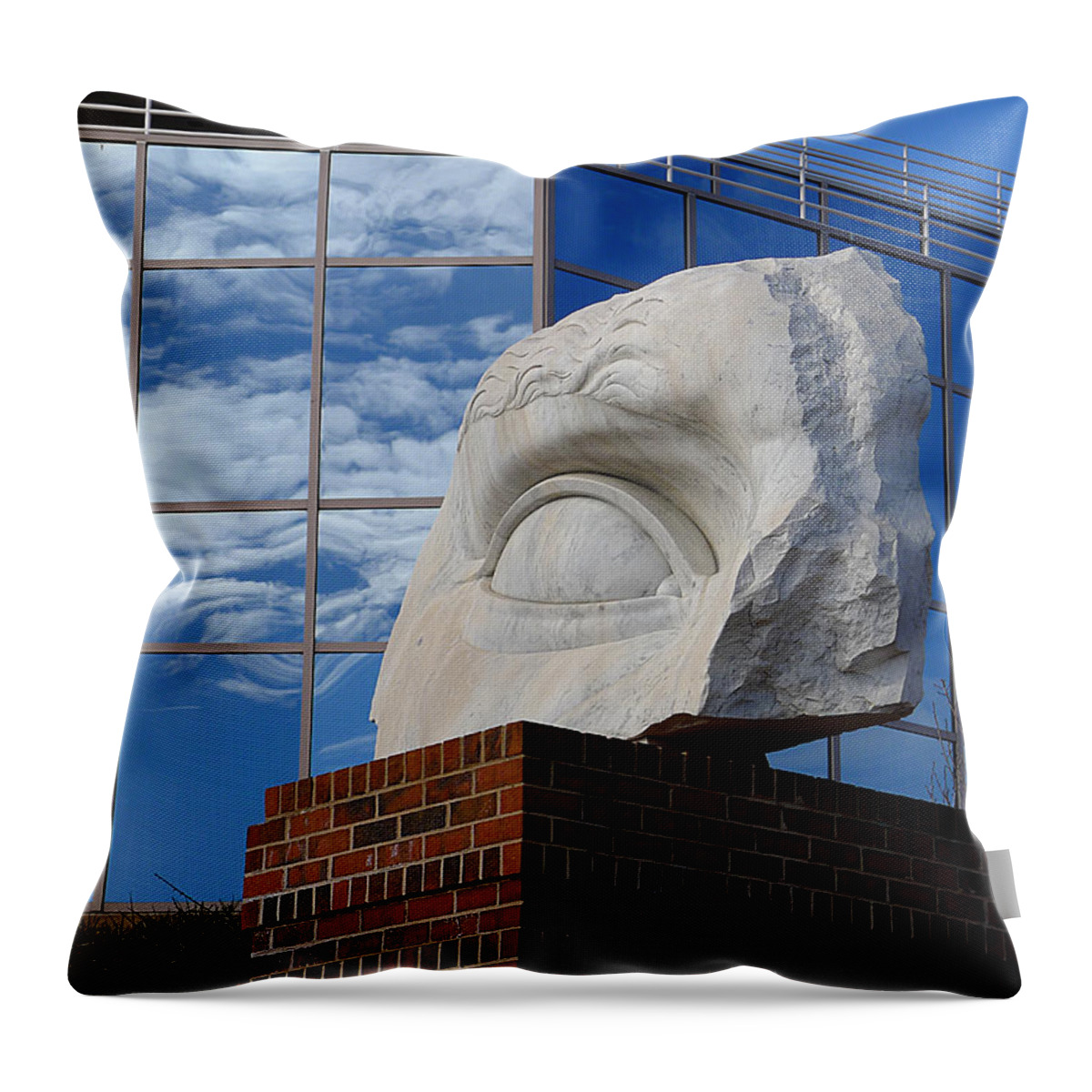 Old Town Throw Pillow featuring the photograph Eye to the Sky by Richard Reeve