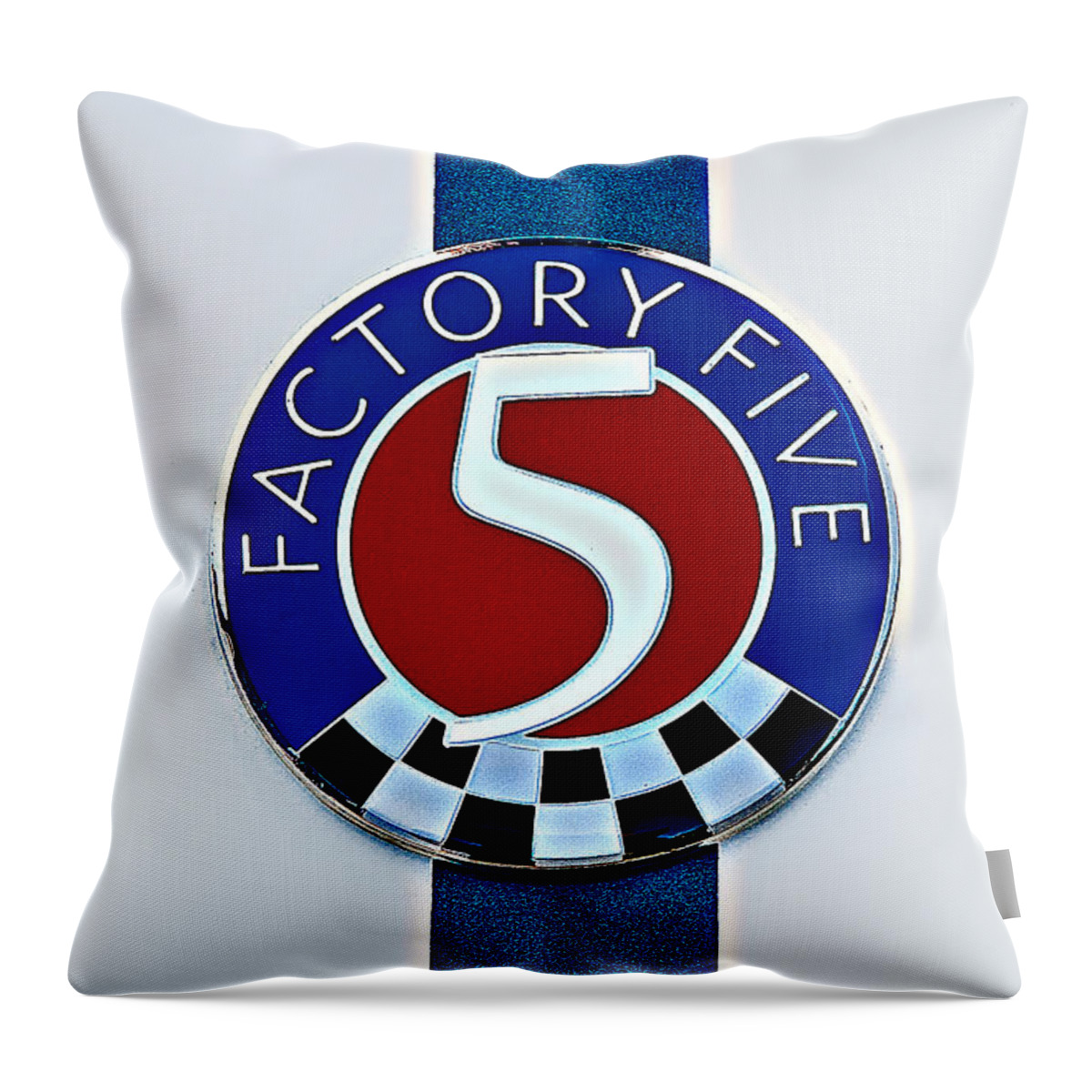 Car Throw Pillow featuring the photograph Factory Five by Sennie Pierson
