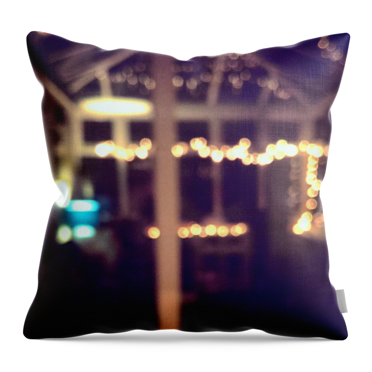 Fairy Throw Pillow featuring the photograph Fairy Lights by Jessica Hawkins