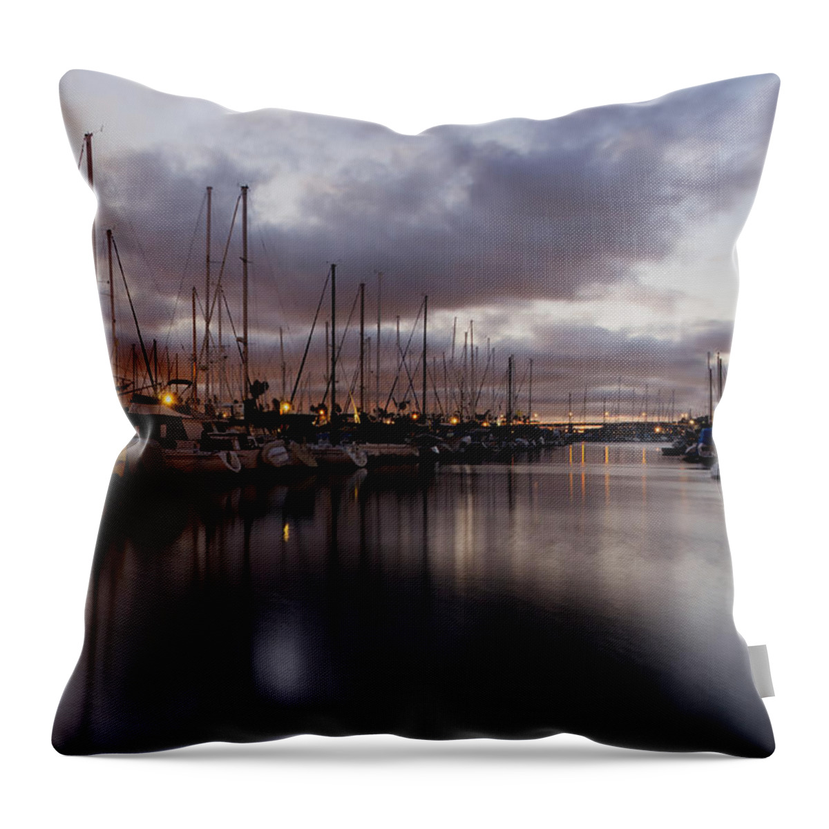 Sunset Throw Pillow featuring the photograph Farewell To Summer by Heidi Smith