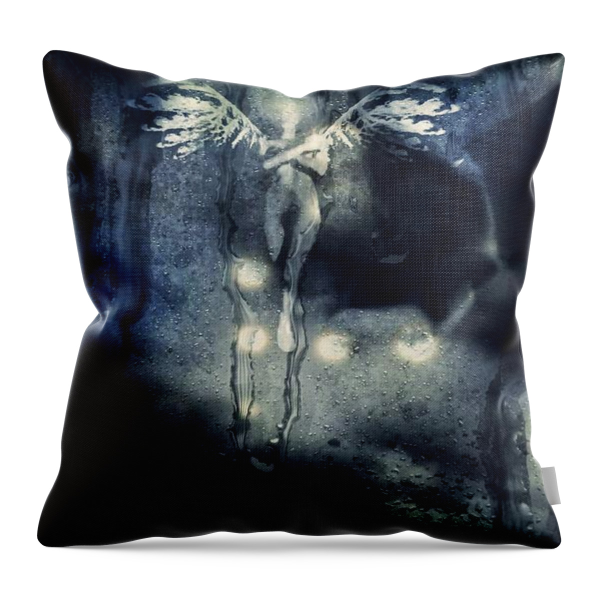  Throw Pillow featuring the photograph Fate by Jessica S