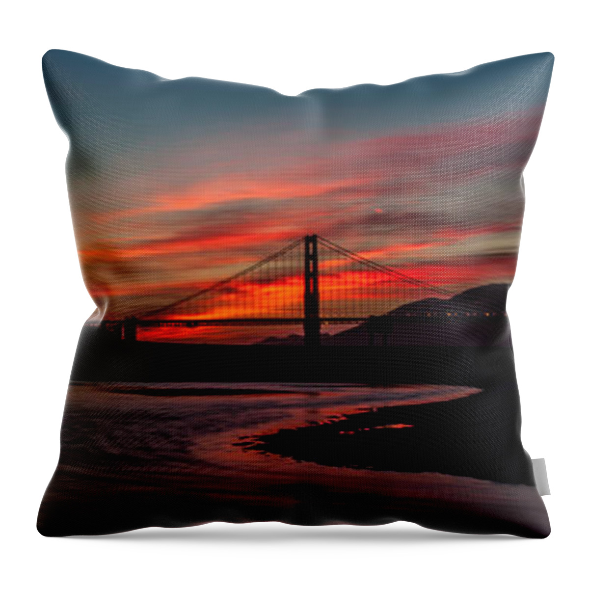 San Francisco Throw Pillow featuring the photograph Finally by Kevin Dietrich