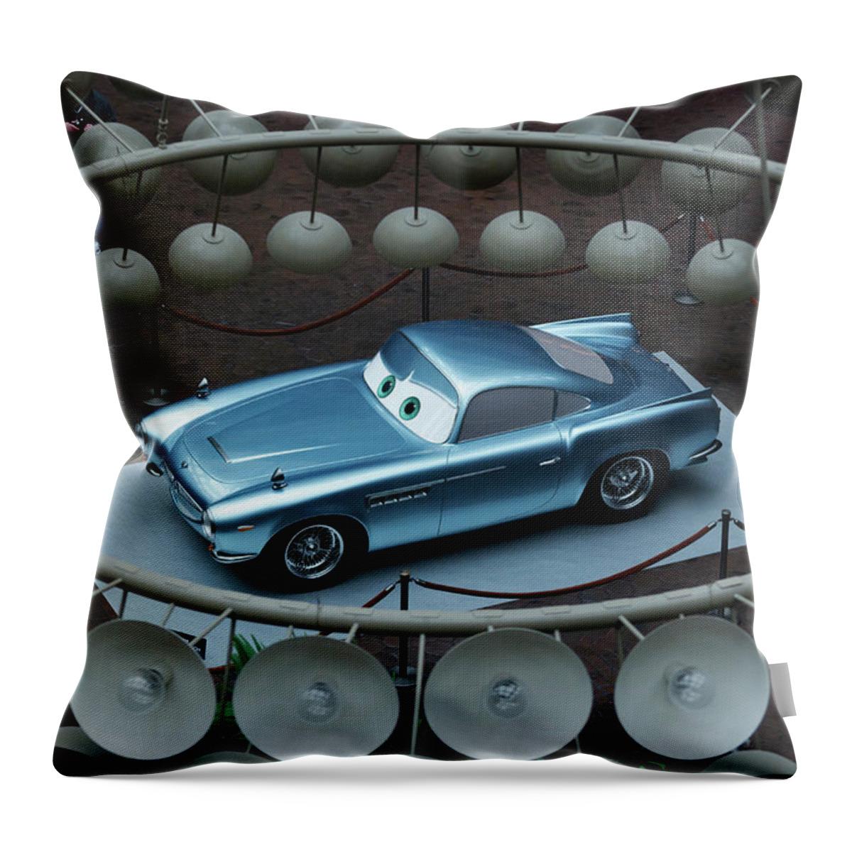 Finn Mcmissile Throw Pillow featuring the photograph Finn McMissile by Thomas Woolworth