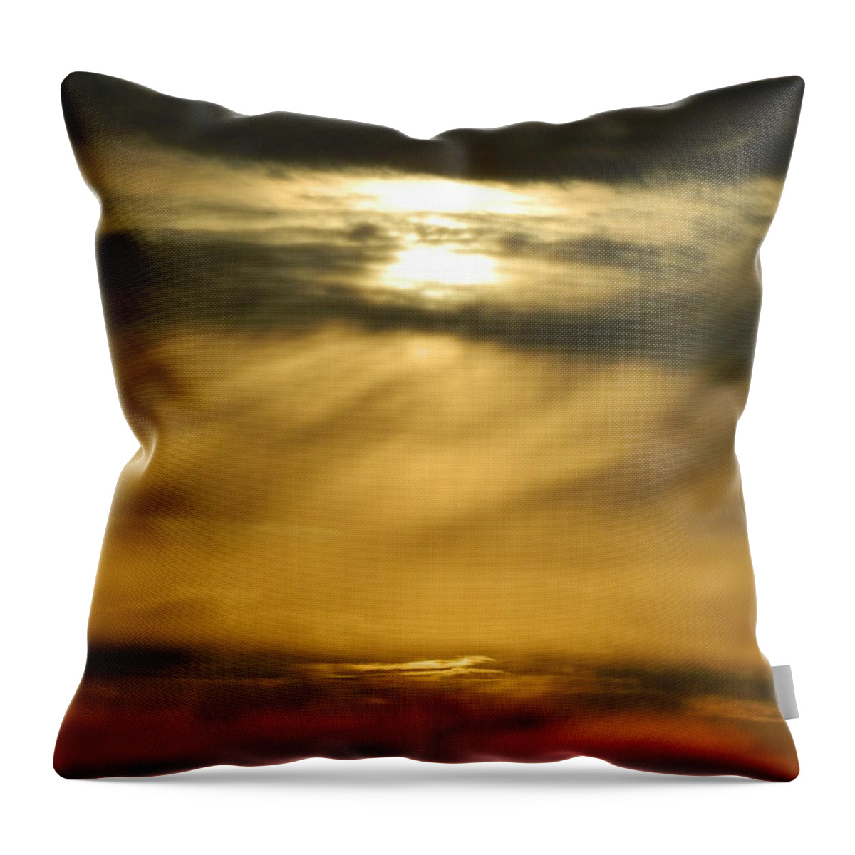 Fire Throw Pillow featuring the photograph Fire Sunset 1 by Gallery Of Hope 