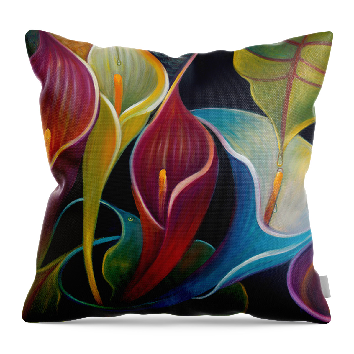 Flower Throw Pillow featuring the photograph First Flight 2 by Claudia Goodell