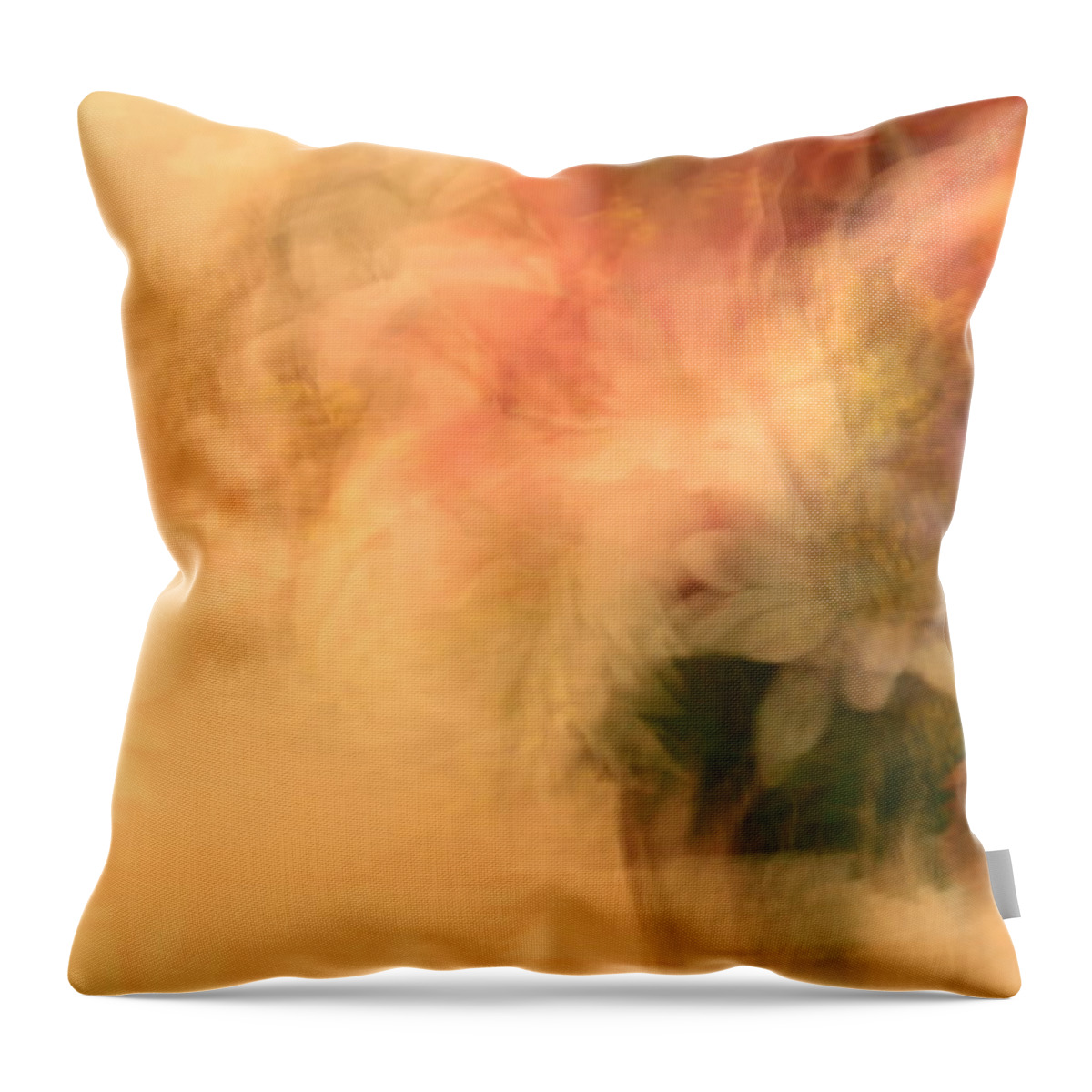 Floral Throw Pillow featuring the photograph Floral Fantasy by Carolyn Jacob