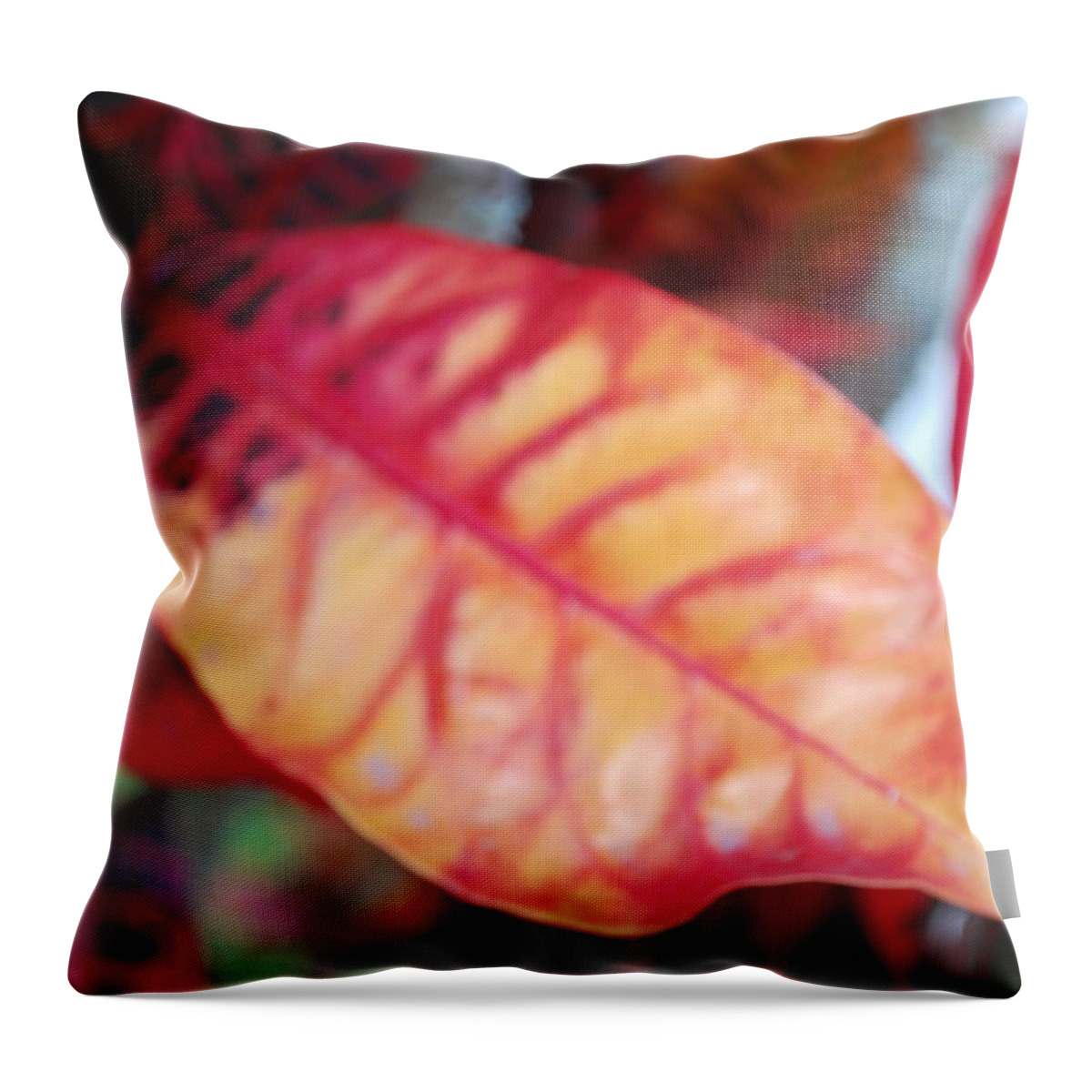 Tree Green Field Throw Pillow featuring the photograph Florus by Rebeca Segura