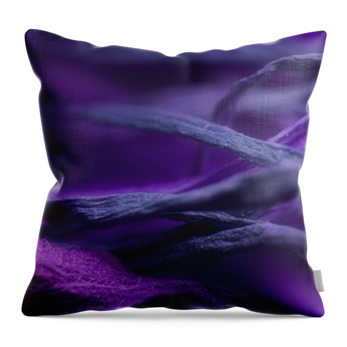 Flower Throw Pillow featuring the photograph Flow by WB Johnston
