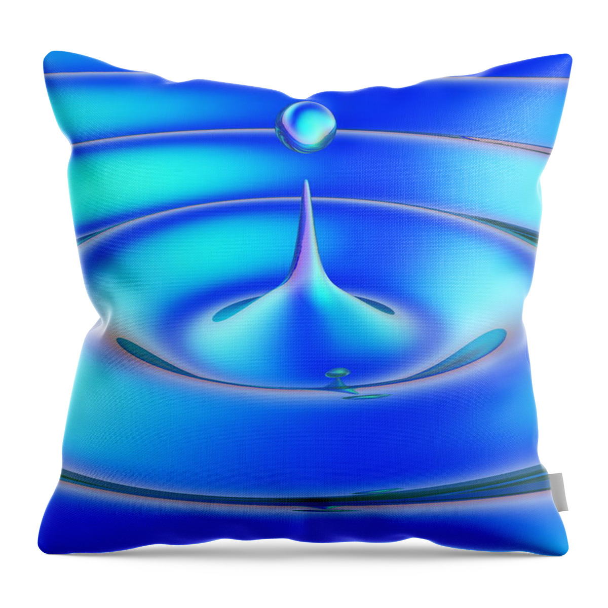 Fluid Throw Pillow featuring the digital art Fluidum 1 by Andreas Thust