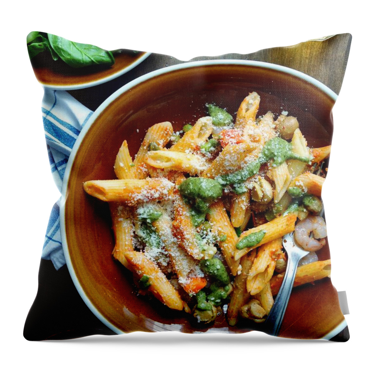 Gstaad Throw Pillow featuring the photograph Food Porn by A.y. Photography