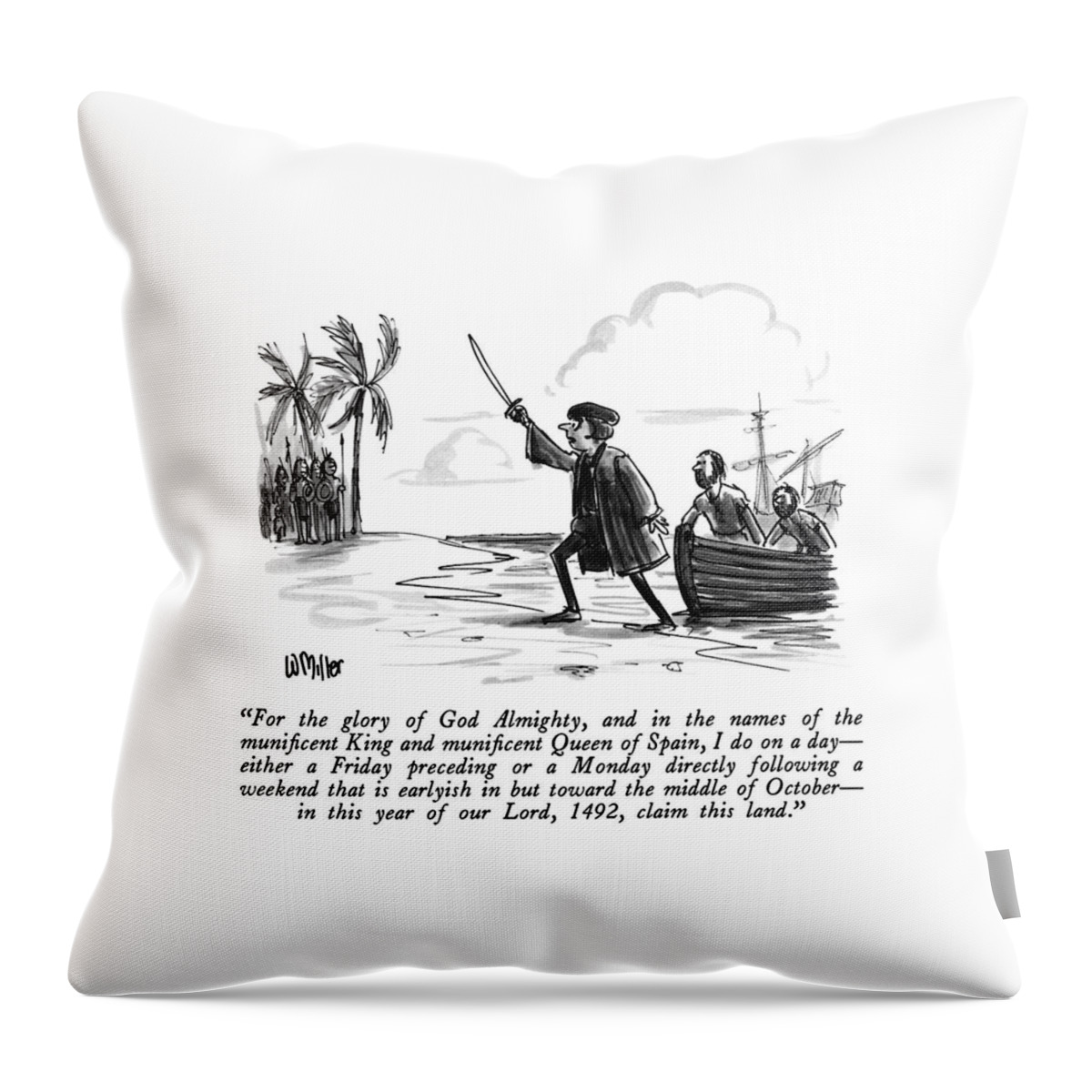 For The Glory Of God Almighty Throw Pillow