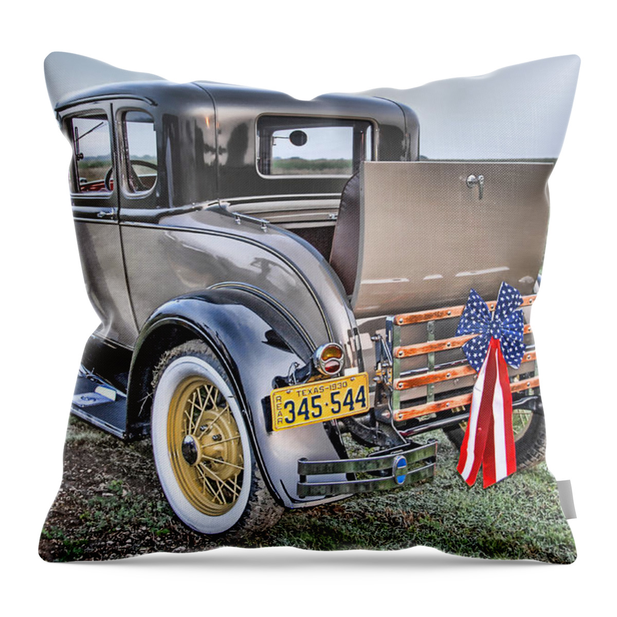 Cars Throw Pillow featuring the photograph Ford Classic by Dyle  Warren