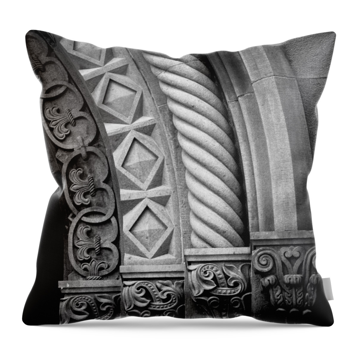 America Throw Pillow featuring the photograph Four Arches by Inge Johnsson