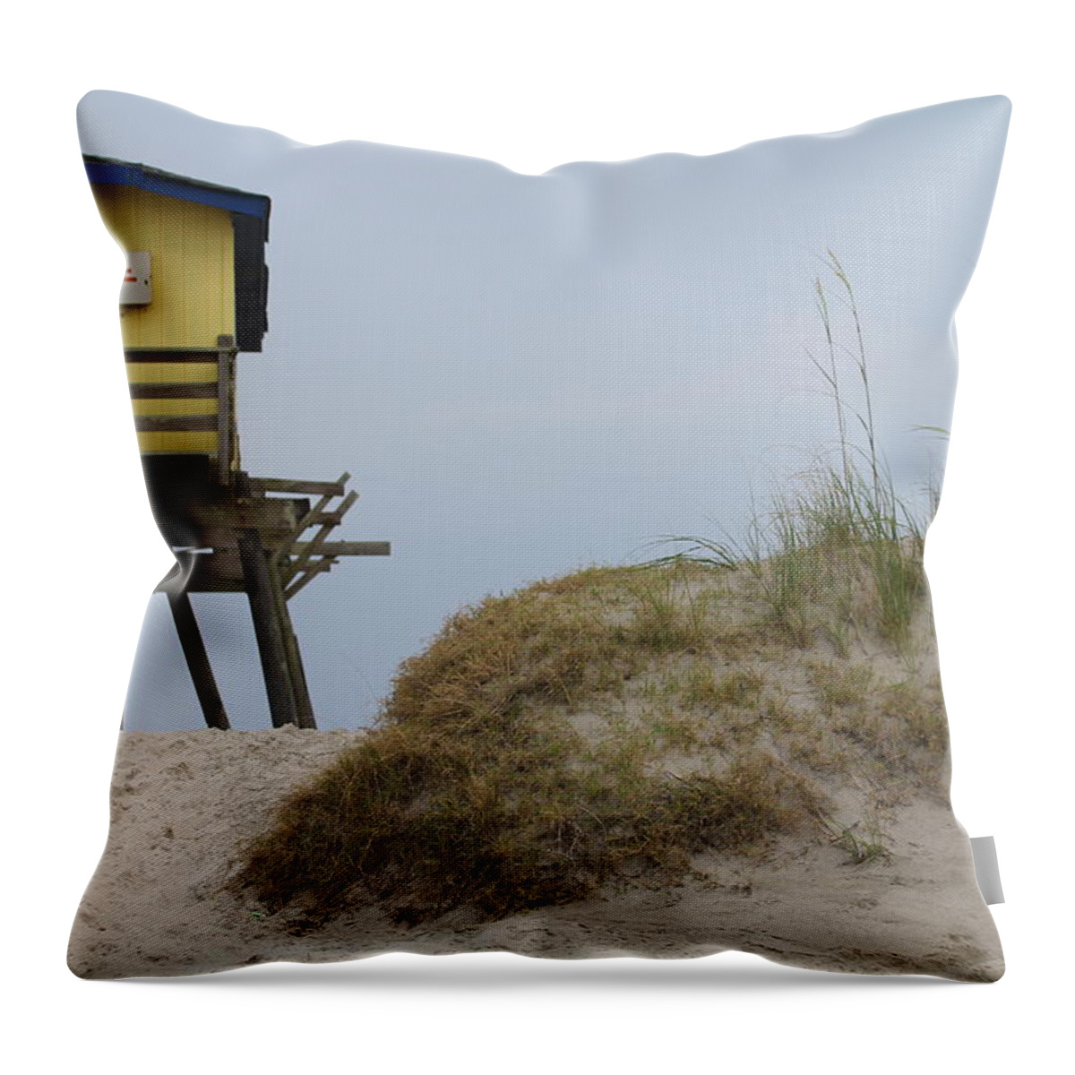 Frisco Throw Pillow featuring the photograph Frisco Pier 36 by Cathy Lindsey