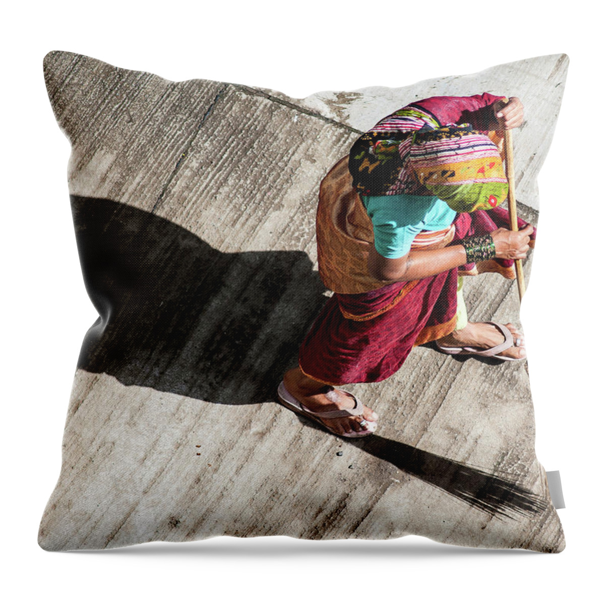 Shadow Throw Pillow featuring the photograph From Above by Dream With Eyes Open