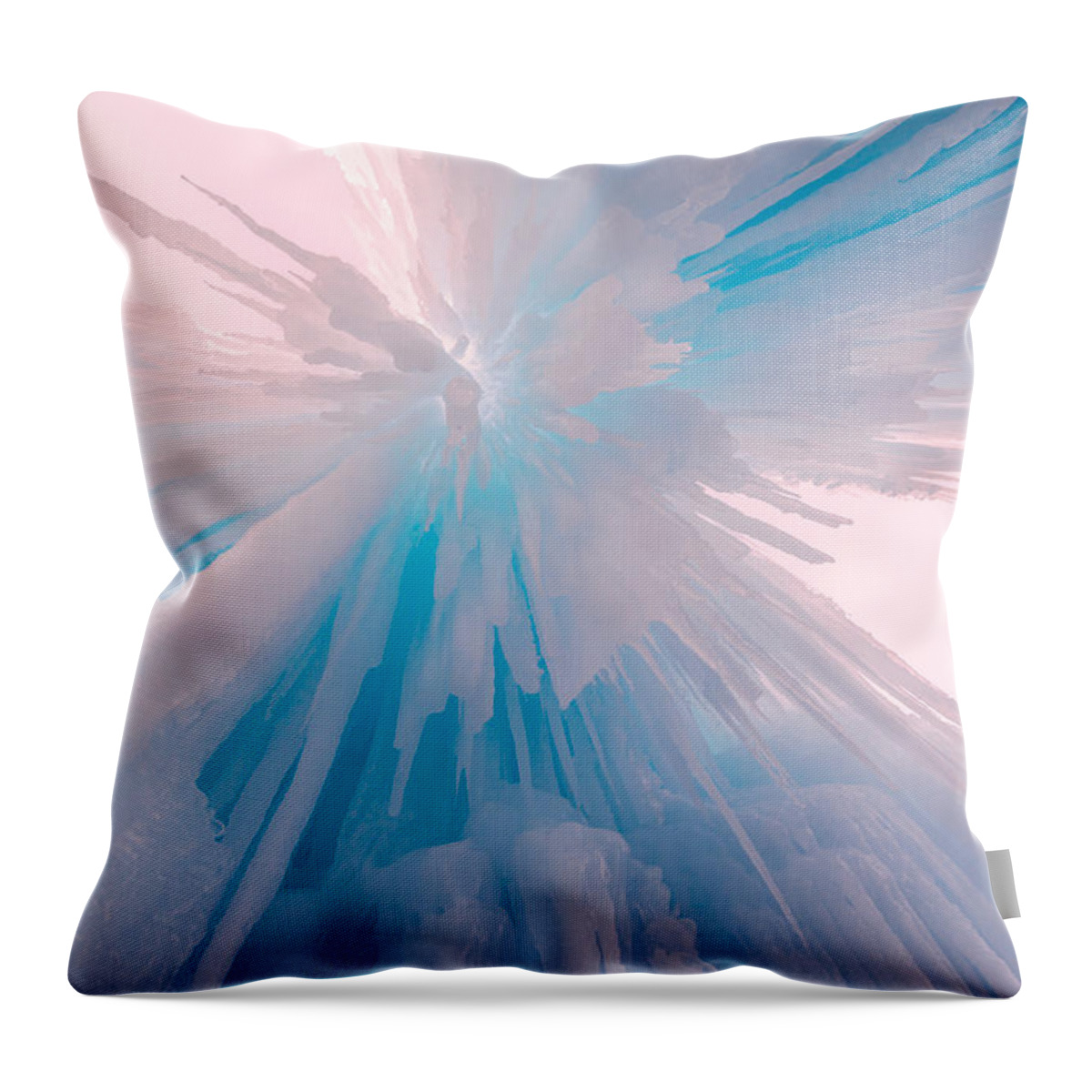 Frozen Throw Pillow featuring the photograph Frozen by Chad Dutson