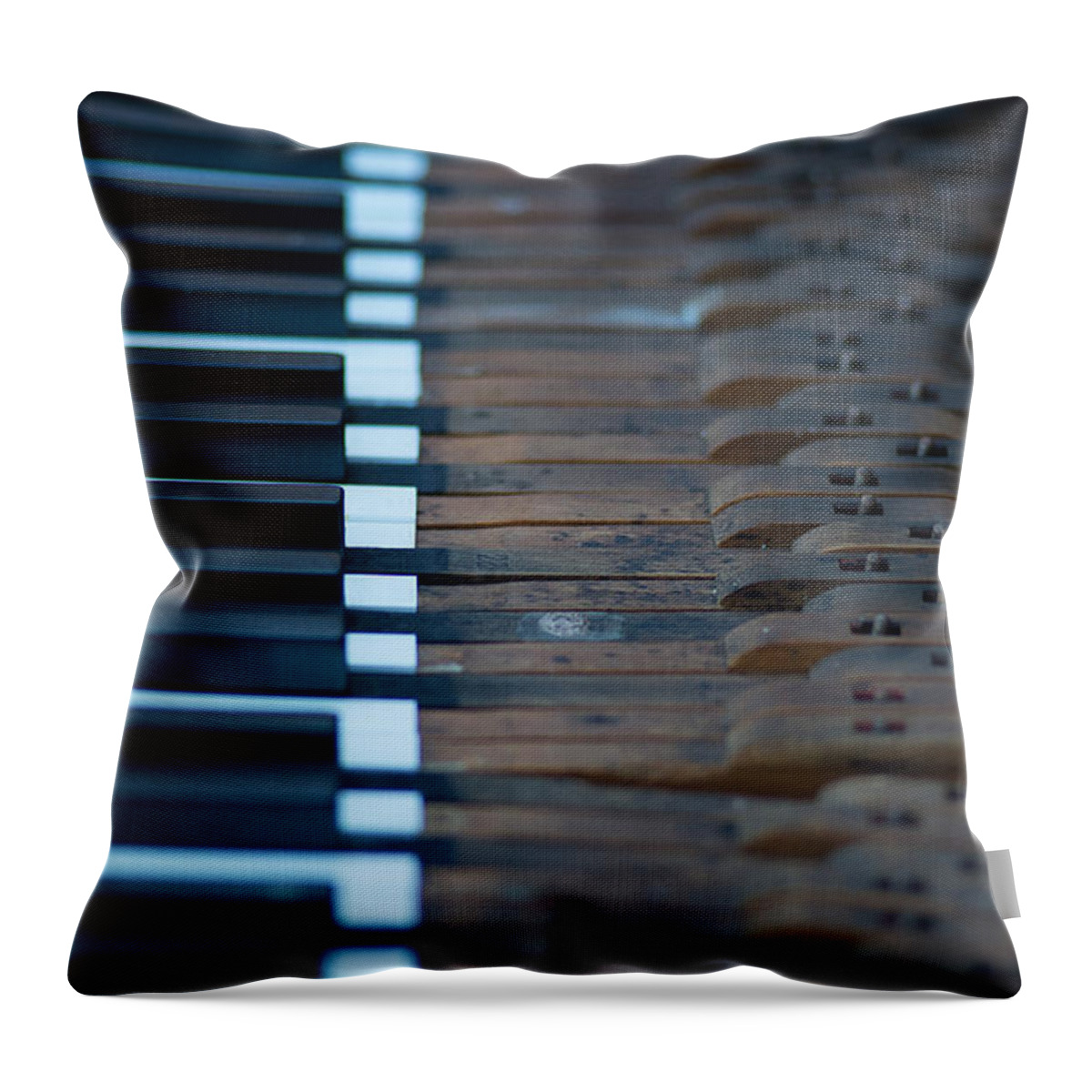 Piano Throw Pillow featuring the photograph Fulcrum by David Downs