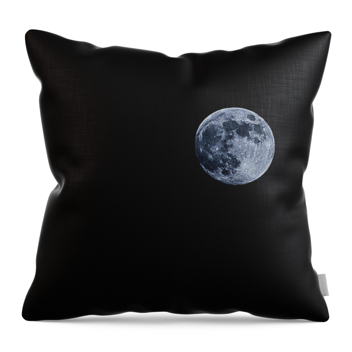 Full Moon Throw Pillow featuring the photograph Full Moon by Rick Bartrand