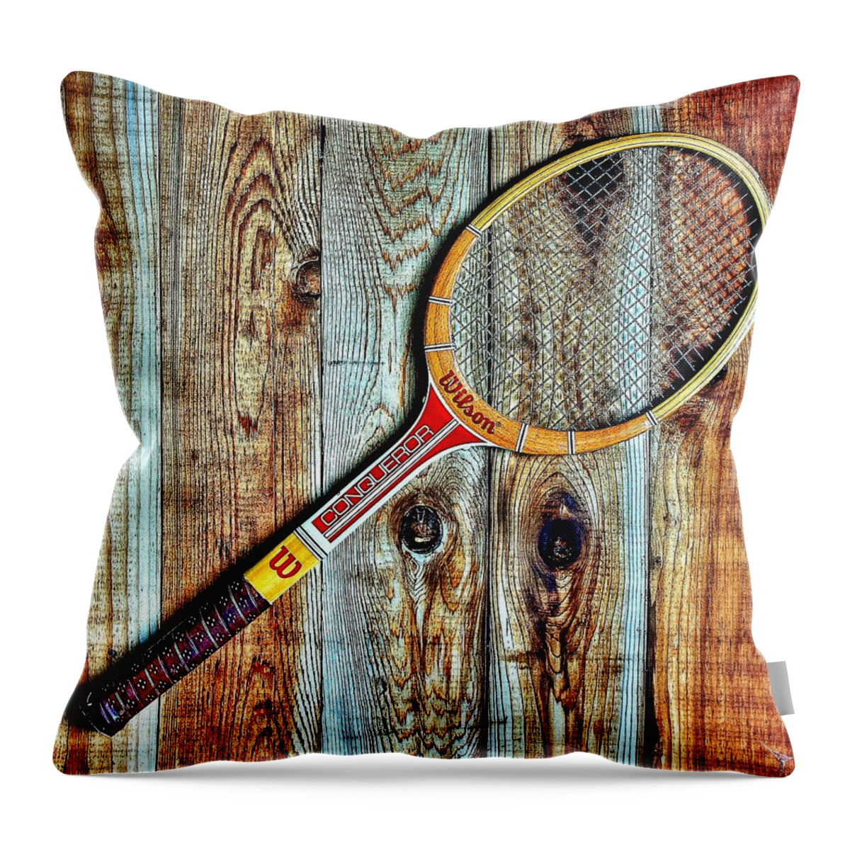 Tennis Throw Pillow featuring the photograph Game of Love by Benjamin Yeager