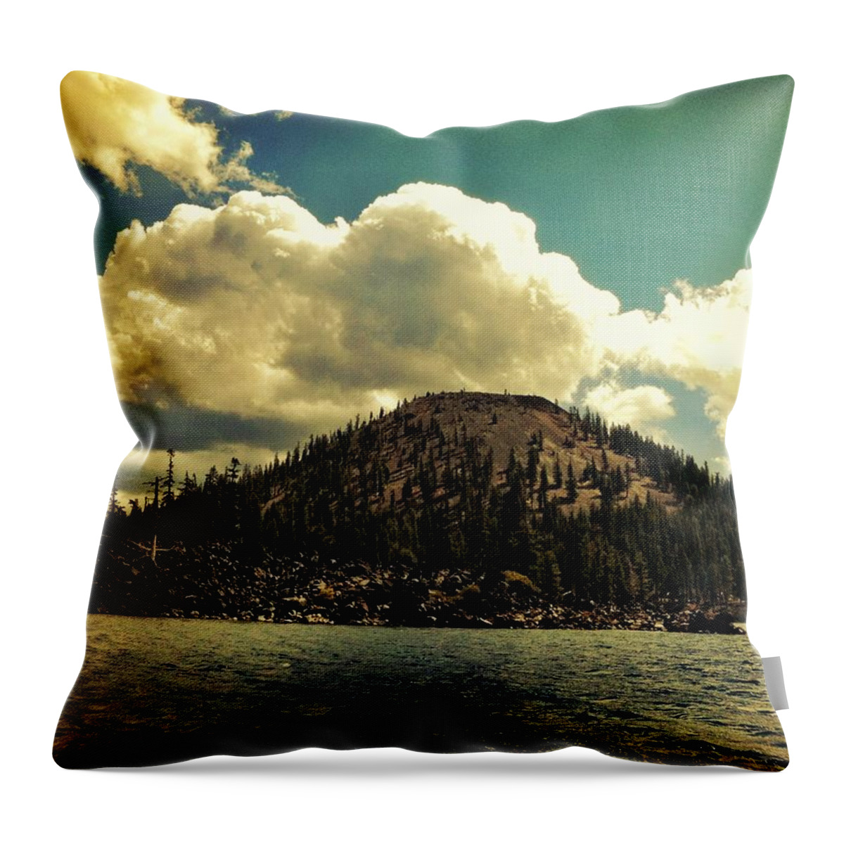 Wizard Island Throw Pillow featuring the photograph Gandalf by Chris Dunn