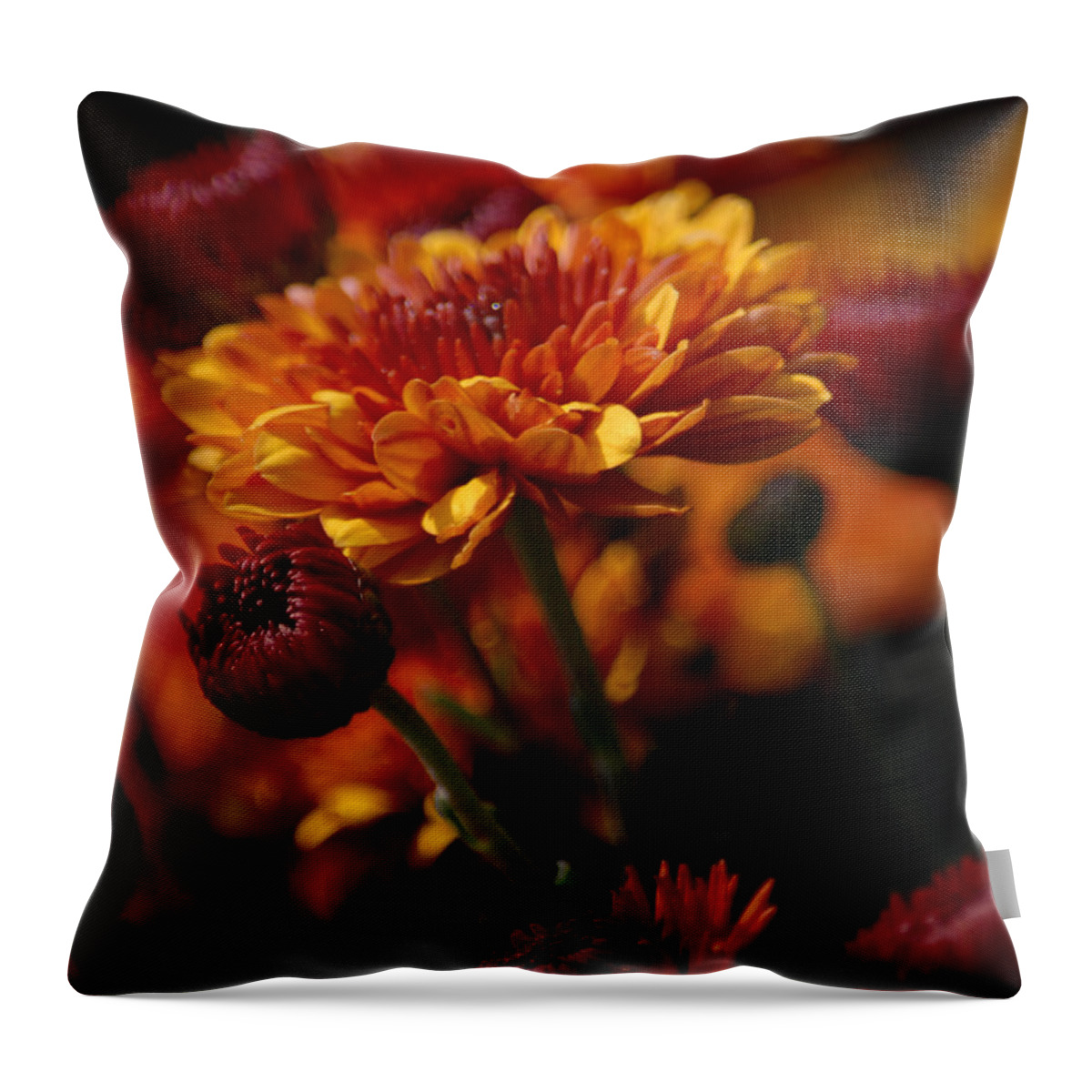 Nature Throw Pillow featuring the photograph Garden Party by Lena Wilhite