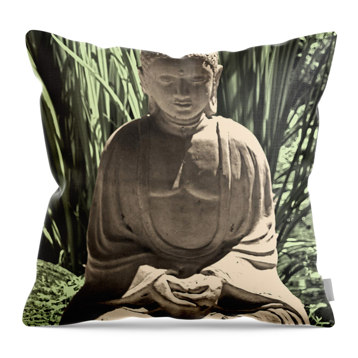 Buddha Throw Pillow featuring the photograph Gautama by Joe Geraci