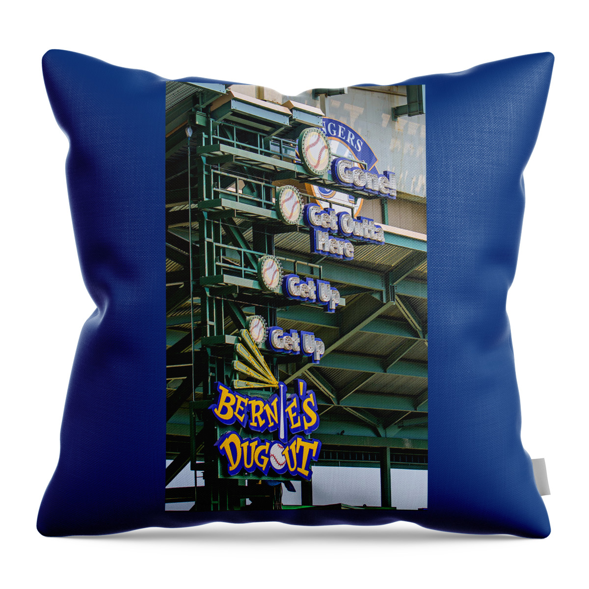 Get Outta Here Throw Pillow featuring the photograph Get Outta Here  by Susan McMenamin