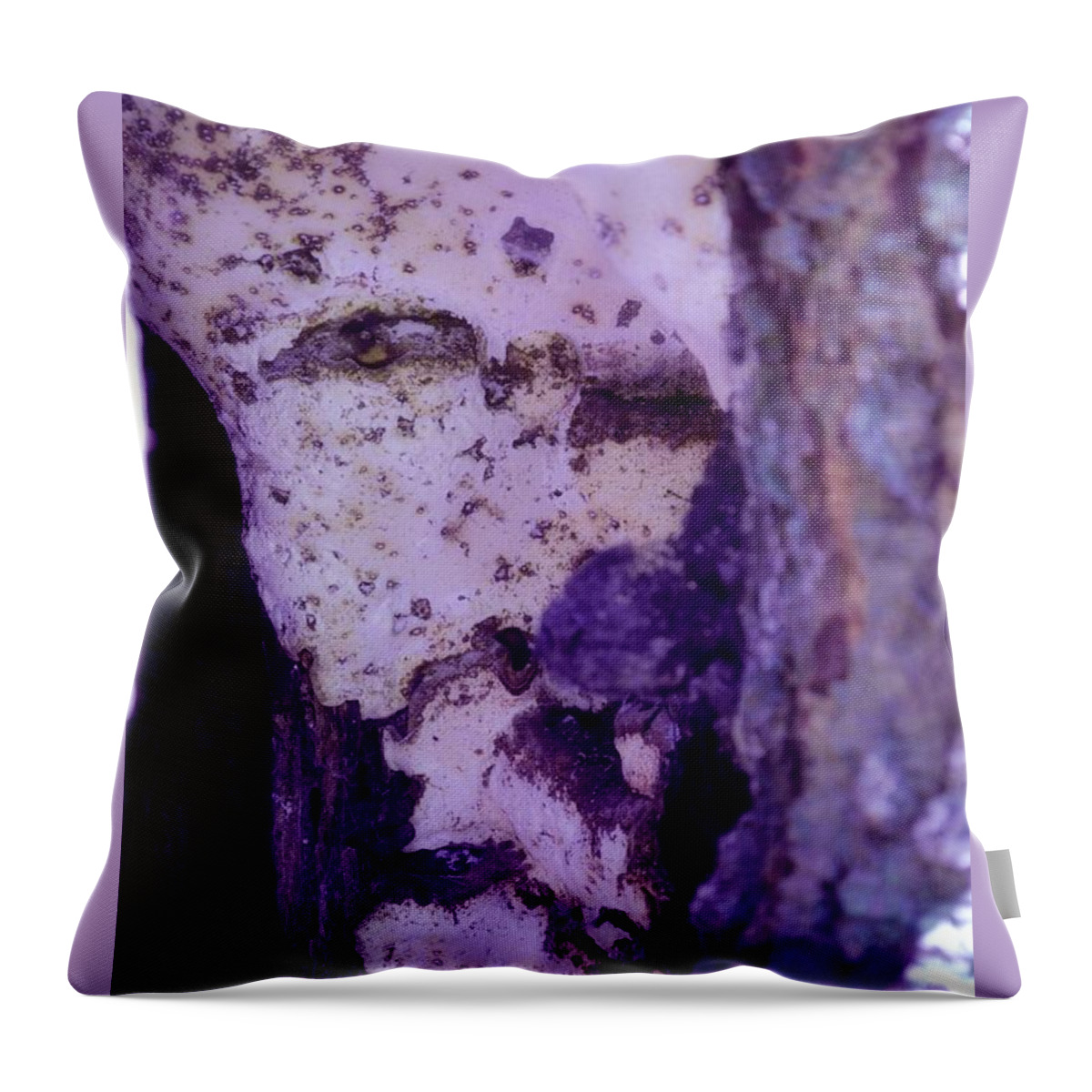 Ghost Throw Pillow featuring the photograph Ghost in the Tree by Laureen Murtha Menzl