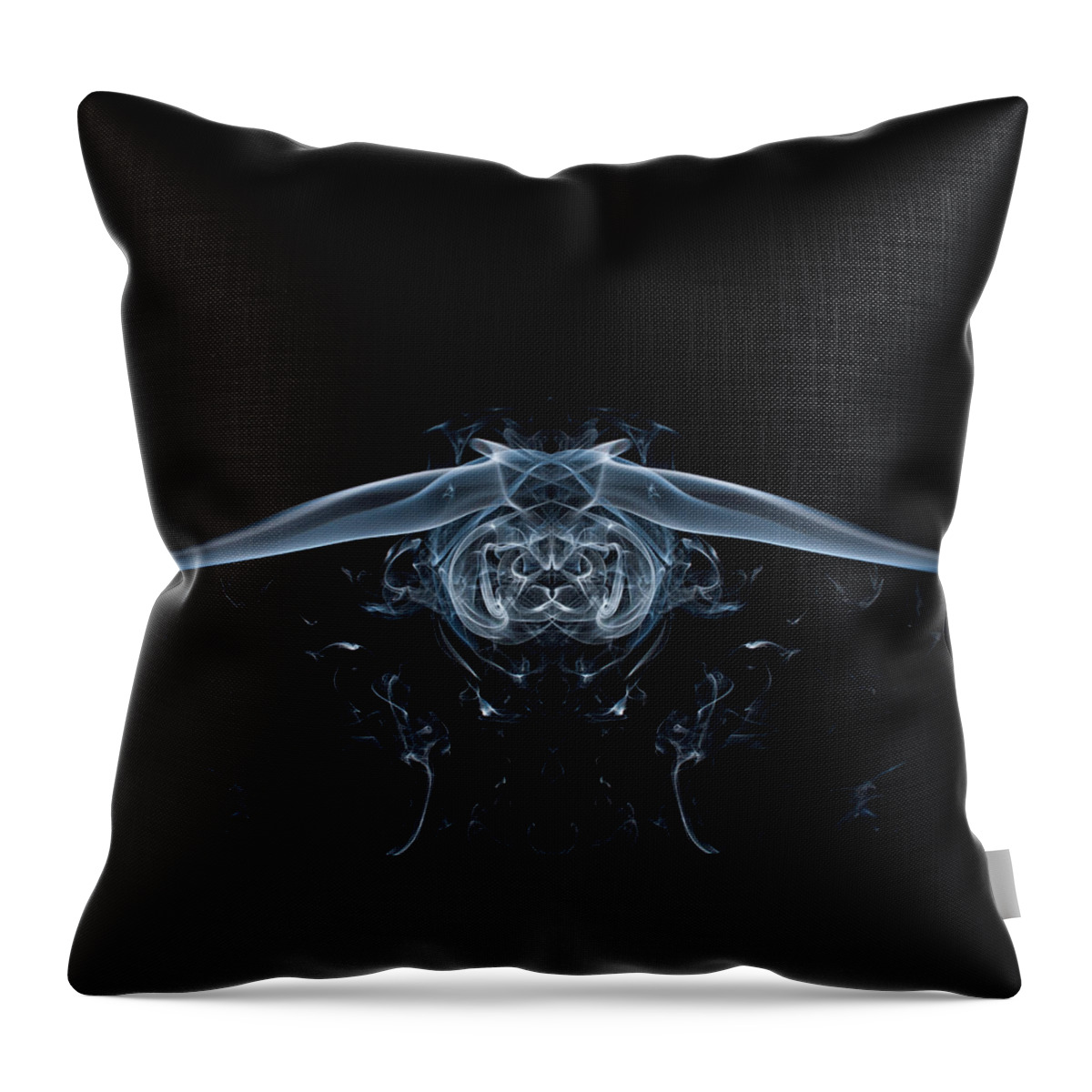 Smoking Trails Throw Pillow featuring the photograph Ghostly Owl by Steve Purnell