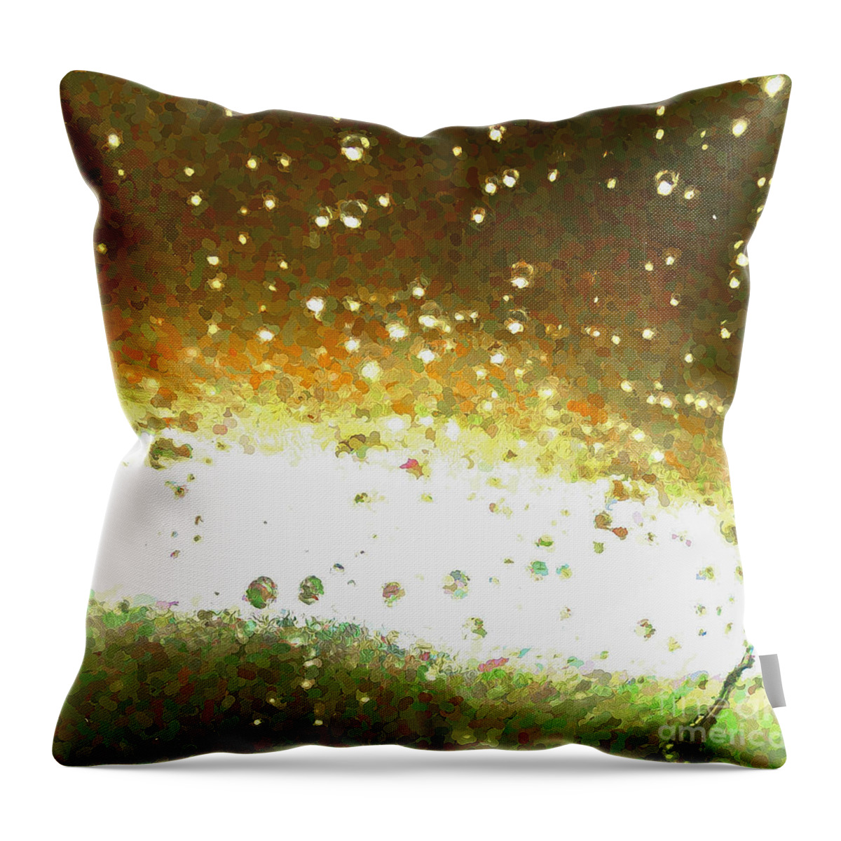 Glass Throw Pillow featuring the photograph GlitterPopSparkleShine by Carlee Ojeda