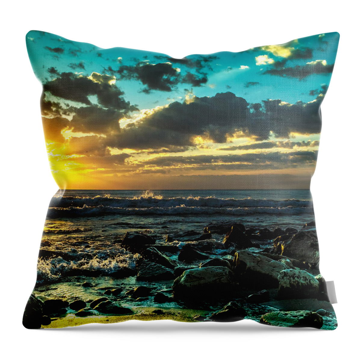 Sunrise Throw Pillow featuring the photograph Glory by James Meyer
