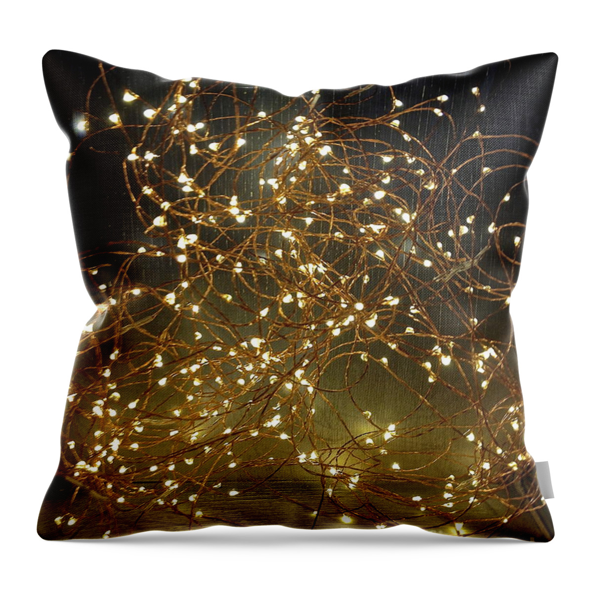 Glow Throw Pillow featuring the photograph Glow by Beth Saffer