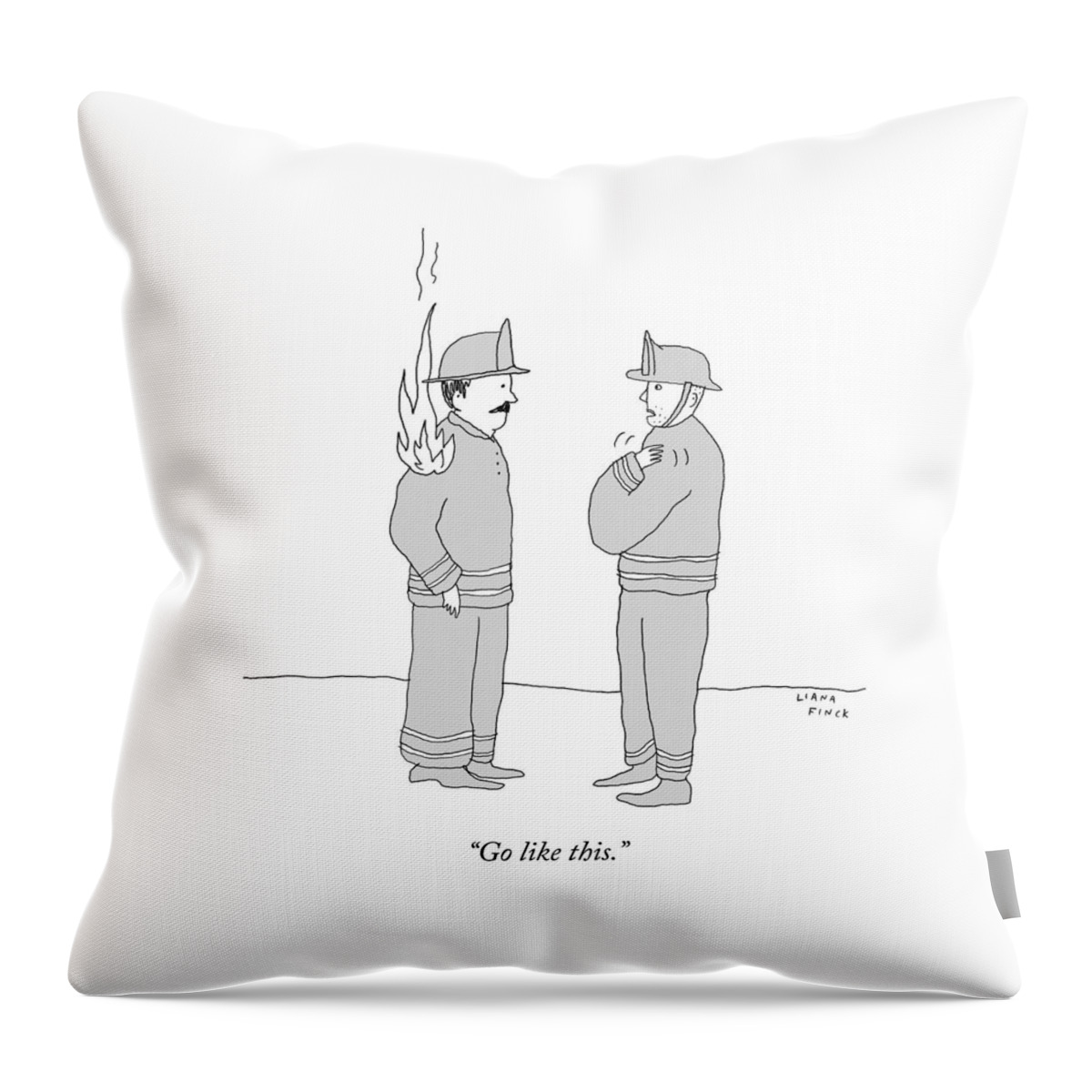 Go Like This Throw Pillow