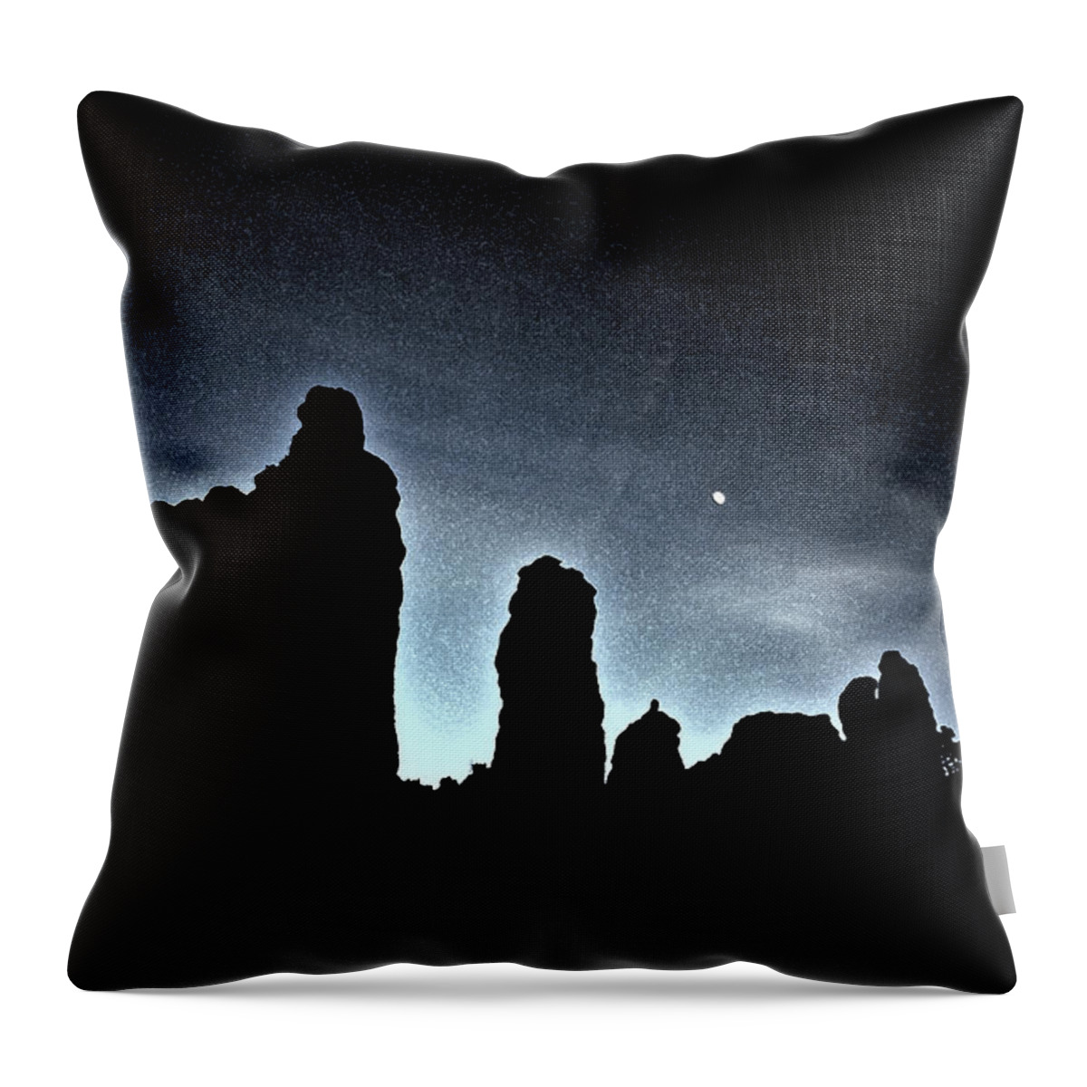  Snoopy Throw Pillow featuring the photograph Good Night Snoopy by Tom Kelly