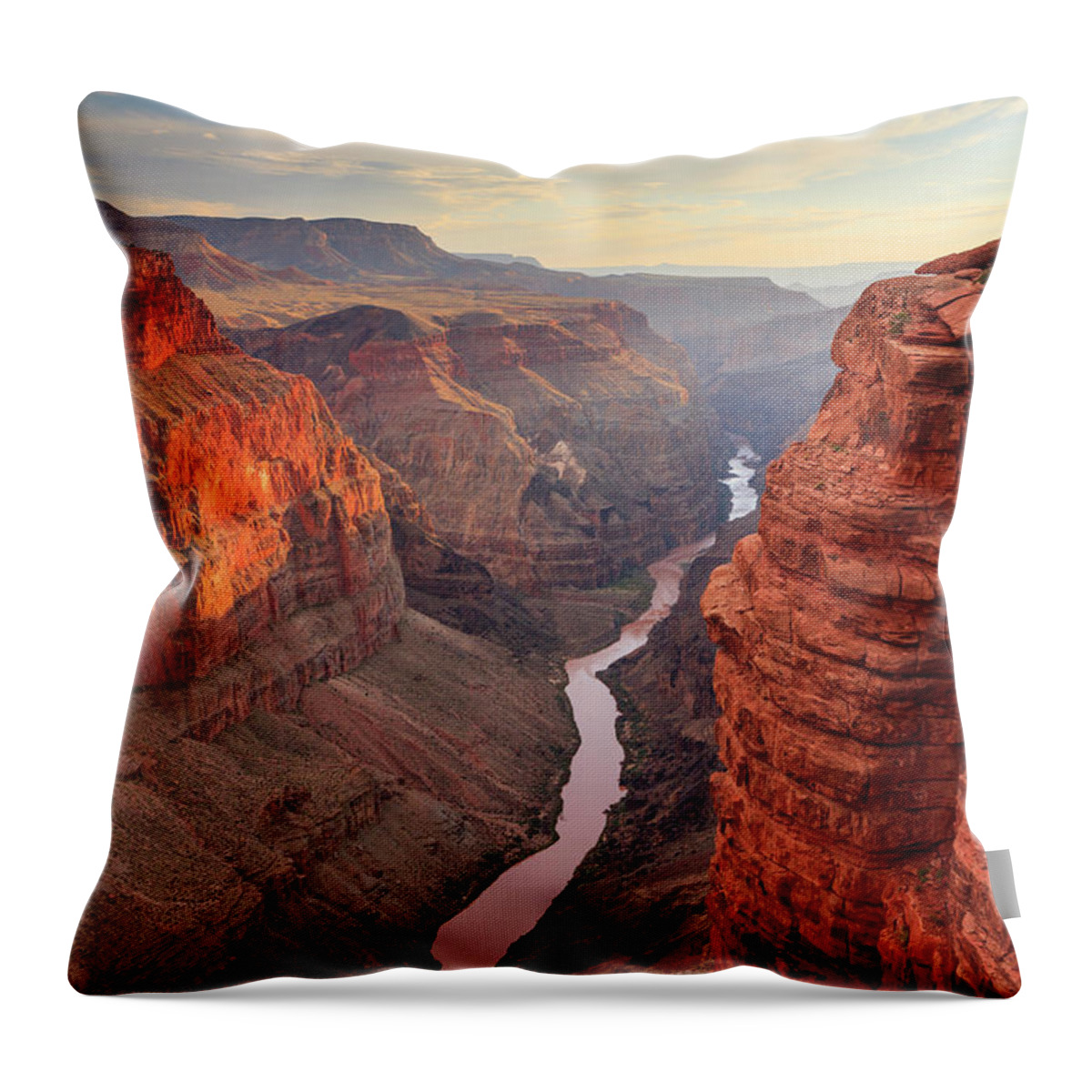 Tranquility Throw Pillow featuring the photograph Grand Canyon National Park by Michele Falzone