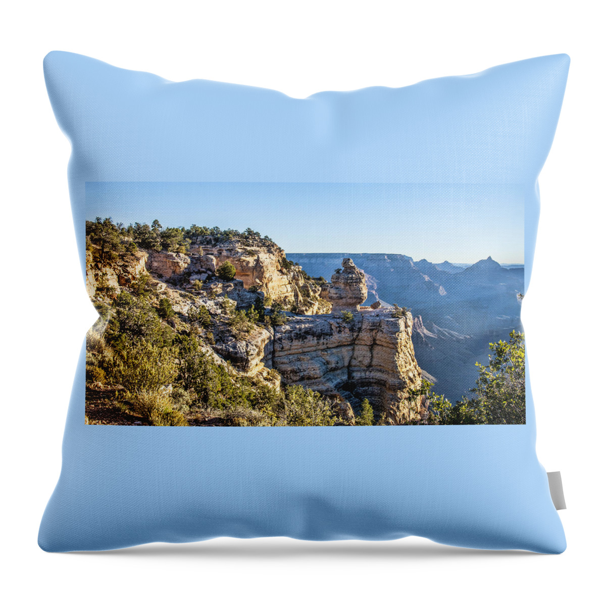 Grand Canyon Sunrise Throw Pillow featuring the photograph Grand Canyon Sunrise by Daniel Hebard