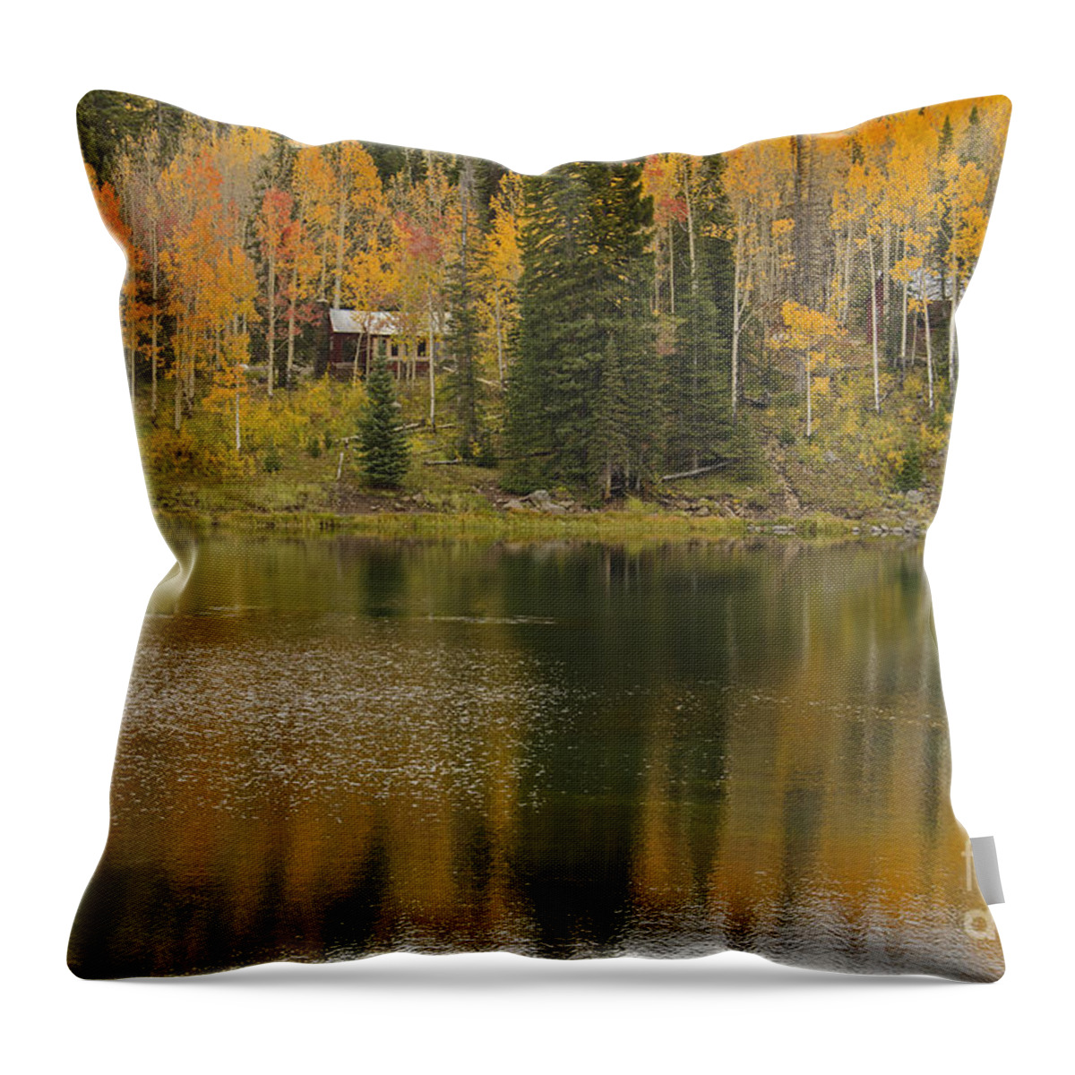 Grand Mesa Throw Pillow featuring the photograph Grand Mesa Resort by Kelly Black