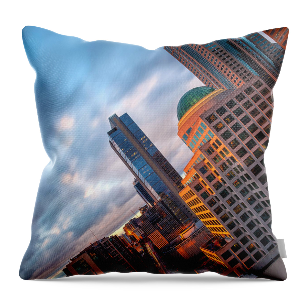 City Throw Pillow featuring the photograph Gravity by Jonathan Nguyen